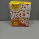 Simple Mills Pop Mmms Cheddar Baked Snack Pack Crackers, Healthy Snacks for Kids, Individual Packs, Gluten Free, 8 Ct (Pack of 1), BB Date 02/22/2026