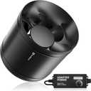 Hon&Guan 8 Inch Inline Booster Duct Fan with Speed Controller  623 CFM Airflow with 44W UltraLow Power and Low Noise