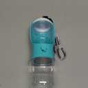 Dog Water Bottle with Food Container, Travel Puppy Water Bowl, Portable Pet Dispenser, Dog Stuff Accessories Items, Puppy Essentials Necessities for Yorkie Chihuahua Cat Walking and Hiking (10oz, #07 Green)