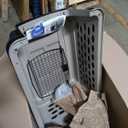 Petmate Vari Dog Kennel - Portable Dog Carriers & Crates for Medium Dogs, Airline-Friendly, Durable Plastic, Pet Carrier For Home and Travel, 32 Inches, Taupe and Black
