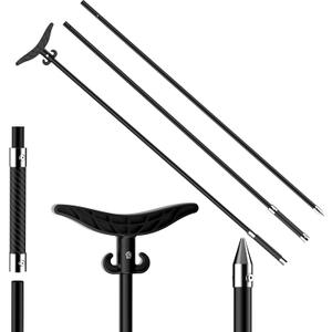 itayak 8.63ft/12.3ft Shallow Water Anchor Pole, Fiberglass Boat Anchor with T-Handle, Pole Anchor with 316 Stainless Tip for Boat, Fishing Kayak (Gloves Included)
