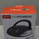 GPX BC111B Portable Top-Loading CD Boombox with AM/FM Radio and 3.5mm Line Input