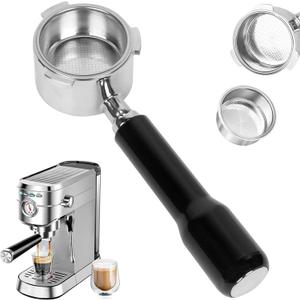 51mm Bottomless Portafilter for CASABREWS 3700/CM5418,Stainless Steel 3-Ear Portable Portafilter,Mr. Coffee,Gevi Espresso Machines | 51mm Portafilter 3 Ears with Prongs Thickness 4mm