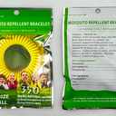 Mosquito Repellent Bracelets 24 Pack, Individually Wrapped Mosquito Repellent Bands with 60 Pcs Mosquito Stickers Patches, Natural Insect Bug Wristbands for Kids and Adults