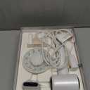 Tideway Hair Dryer, Blow Dryer with Diffuser, Ionic Professional High-Speed 1500W Low-Noise, 110,000 RPM Brushless Motor, Fast Drying, Travel Compact for Women & Men (White)