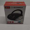 GPX BC111B Portable Top-Loading CD Boombox with AM/FM Radio and 3.5mm Line Input