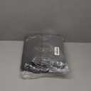 NICETOWN 100% Blackout Curtains with Black Liners, Thermal Insulated Full Blackout 2-Layer Lined Drapes, Noise Cancellation Window Draperies for Dining Room (Grey, 2 Panels, 52-inch W by 54-inch L)