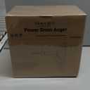 Drain Auger, Clog Remover with Drill Adapter, 25 Feet Flexible Plumbing Snake Use Manually or Powered for Kitchen, Bathroom and Shower Sink, Comes with Gloves (orange)