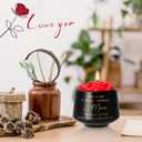 2 x Mothers Day Birthday Gifts for Mom, Moms Gifts from Daughter, Son - Christmas Valentines Day Present for Mother 5 oz Mom Rose Style Candles
