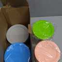 Replacement for Creami Deluxe Pints and Lids 4 Pack,Compatible with Ninja Creami 11-in-1 NC501 NC500 Series Deluxe Ice Cream Maker,24oz Deluxe XL Cups(Blue,Pink,Grey,Green)