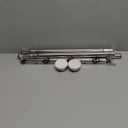 TEECK Shower Curtain Rod, 32-80 inch Adjustable Spring Tension Curtain Rod, Never Rust Anti-Slip Shower Curtain Rod for Bathroom, No Drilling, Never Collapse, Easy to Use, Silver