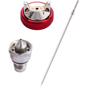 DAXINYANG Tools 1.3mm Needle, Nozzle, Air Cap Set for R500 LVLP Spray Gun, Nozzle Set for Gravity Feed Air Spray Gun