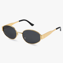 livho 2025 Trendy Oval Sunglasses - Stylish Polarized Shades for Everyday - Retro Metal Frames
