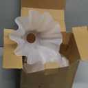 Plastic Lampshades Set of 5, Flower Lampshades 3.7" Top x 7.7" Bottom x 4.5" High, Seaside village Table lamp, Floor Lamps, Pendant Light, Wall Light Replacement Lampshade
