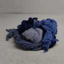 12 Pcs Cheesecloth Gauze Table Runners Boho Wedding Decor Rustic Sheer Runner for Wedding Table Bridal Shower Birthday Party Decorations(Gradient Blue,12 Pcs)