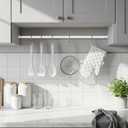 2Pack White Tension Curtain Rods18 to 36 Inch,Spring Loaded Curtain Rods No Drilling,Small Tension Rod for Windows Door Closet,Pressure Rod