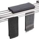 KOKOSIRI Towel Rack 32-Inch Bathroom Towel Shelves with Double Towel Bars SUS304 Stainless Steel Wall Mounted, Brushed Nickel B6003BR-L32