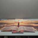 CCWACPP 5 Piece Christian Wall Art Bible Pictures Christ Spiritual Prints Cross Painting Canvas God Poster for Office Prayer Room Home Decor Framed (10"x16"x2 10"x20"x2 10"x24"x1)