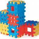 Little Tikes Big Waffle Block Set - 18 pieces, Blue/Red/Yellow, Small
