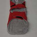 EMUST Dog Winter Coats - Windproof Jackets with Hood for Small Dogs, Cold Weather Apparel - S/Red