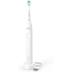 Philips Sonicare ProtectiveClean 4700 Rechargeable Electric Toothbrush, with Pressure Sensor, 2 Intensity Settings, SmarTimer and QuadPacer, 14-Day Battery Life, White, Model HX6481/11 (1 Count (Pack of 1))