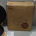 Bear 11.8'' 1500W Electric Smokeless Indoor Grill with Adjustable Temp, Quesadilla Maker Nonstick Pan for Breakfast, Lunch, Dinner