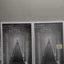 DOAI ART 16" x 24" Frame 2 Pack,16" x 24" Poster Frame White for Horizontal or Vertical Wall Mounting,Scratch-proof Safe and Artistic Large Photo Frame Wall Art (16x24 2Pack)