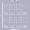 Cheerland White Bubble Garland Under the Sea Party Decorations Bubble Streamers Mermaid Birthday Backdrop Ocean Theme Decor Nautical Banner Hanging Underwater Beach Party Supplies - Pack of 10