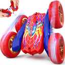 360Flip Remote Control Car Toys for 3-12 Boy Toys, 4WD RC Cars Double-Sided with Glowing Hero Eyes & Legs, 2.4GHz Drift RC Stunt Race Car, Christmas Birthday Gifts for Boys Age 3 4 5 6 7 8 9 10 11 12