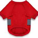 Koneseve Christmas Dog Shirt & Cat Sweater - Soft Cotton Santa Costume, Winter Warm Puppy Pajamas & Kitten Apparel for Small Dogs Cats, Cozy Pet Clothes for Boy Girl Pets S