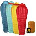 Mountaintop Ultralight Mummy Down Sleeping Bag 650 Fill Power Duck Down Suits for 32 Degree F for Camping Hiking Backpacking