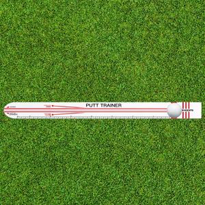 Golf Putting Alignment Training Aid for Putting Green | Indoor & Outdoor Golf Putting Trainer,Come with Golf Ball & Putting Ring (Plastic Putting Alignment Rail)