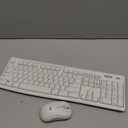 Logitech MK270 Wireless Keyboard and Mouse Combo for Windows, 2.4 GHz Wireless, Compact Mouse, 8 Multimedia and Shortcut Keys, 2-Year Battery Life, for PC, Laptop - White
