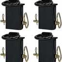 Buyers Products B38SP Stake Pocket D-Ring with Hitch , Black