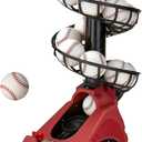 Furlihong 698TPCBH 4-in-1 Toss Machine for Baseball Tennis Pickleball and Cricket, Adjustable Height and Distance, Multi-Sport Training for Family and School Use