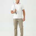 MagnaMan Slim Fit Short Sleeve Polo Shirts for Men - Cotton, Business Casual Stretch Shirt, Breathable Golf & Office Wear (XXXL)