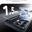 ESR for Samsung Galaxy S26 Ultra Phone Case, Compatible with MagSafe, Military-Grade Protection, Shockproof Magnetic Case for Samsung Galaxy S26 Ultra, Classic Hybrid Series, Clear Black