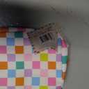 Large Capacity Soft Rainbow Check Extra Large Insulated Lunch Bag With Shoulder Strap Beach Bag Custom logo
