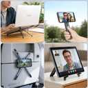 koolehaoda Portable Laptop Stand for Desk & Travel, CNC Aluminum Foldable Computer Riser Magnetic Grip Multi-Angle Support Stand for MagSafe,MacBook,iPhone,iPad, 416" Phones,Tablets and Laptops