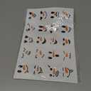 60PCS Christmas Transfer Stickers  20 Snowman Face for Crafts + 40 Snowflake Transfer Stickers for Ornaments, DIY Snowman Face Decals for Christmas Decorations1.5 * 1.5 in (White)