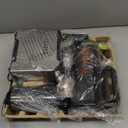 WHUTO Cold Press Juicer, Wide Feed Chute Juicer Machines, Stainless Steel Slow Masticating Juicers Easy to Clean, Vegetables & Fruits Juice Extractor, High Juice Yield, Gray Knob