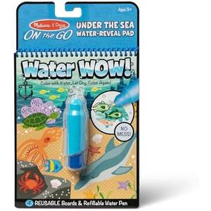 Melissa & Doug On The Go Water Wow! Reusable Water-Reveal Activity Pad - Under The Sea - FSC Certified