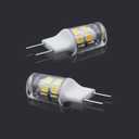 G8 Led Bulb, 20-25W Halogen Equivalent 3W T4 Bulb, Daylight White 6000K, 120V Puck Light Bulbs for Under Cabinet Light, Under Counter Kitchen Lighting,5-Pack
