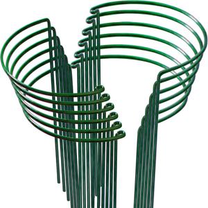 LEOBRO 12PCS Plant Supports, Peony Cages and Supports, Plant Stakes, Plant Support Stakes for Indoor Plants, Outdoor Plants, Monstera Hydrangea Support Cage, 10" W x 15.8" H