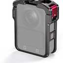 llano Aluminum Camera Cage for DJI Osmo 360  CNC Precision Fit Protective Frame, 45g Lightweight Metal Case Compatible with DJI Mic, Cold Shoe & 1/4"-20 Mounts, Horizontal & Vertical Shooting Support