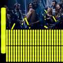 48Pack LED Glow Foam Sticks Bulk,Light Up Glow Sticks with 3 Flashing Modes,Yellow Glow Wands Party Pack,Glow In The Dark Party Supplies for Halloween,ThanksGiving Day,Christmas,Birthday
