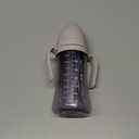 GROSMIMI Spill Proof no Spill Magic Sippy Cup with Straw with Handle for Baby and Toddlers, Customizable, PPSU, BPA Free 10 oz (Beige)