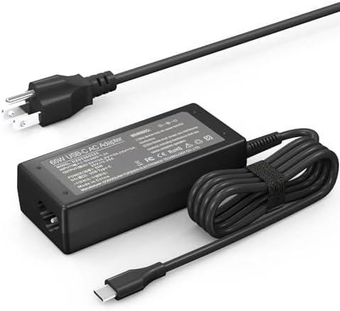65W USB C Laptop Charger Compatible with HP chromebook/Compatible with Lenovo/Compatible with Dell/Compatible with Acer/Compatible with Asus and More Chromebook Type C Power Cord