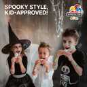 5 x X-Protector Halloween Tattoos for Kids - Giant Pack of Temporary Tattoos - Fake Halloween Tattoos Gifts - Glow in the Dark Spooky Party Favors - Bulk Halloween Goody Bag Fillers!