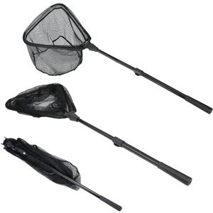 RESTCLOUD Fishing Landing Net with Telescoping Pole Handle, Fishing net Freshwater for Kids Men Women, Extend to 40-63 Inches, 71" Full Extended
